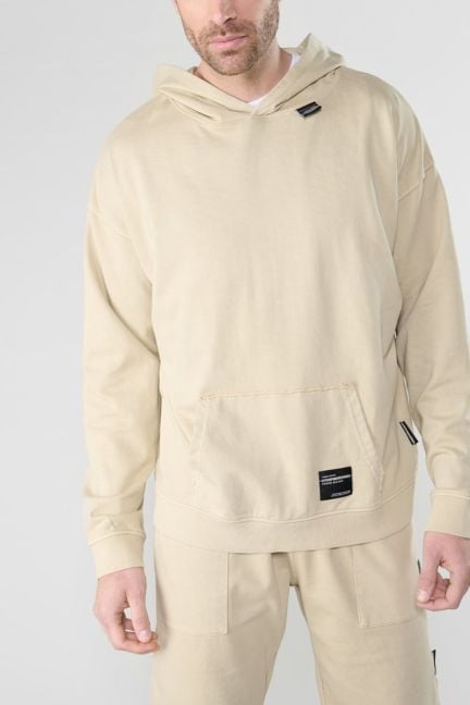 Sweat à capuche Anibo beige 