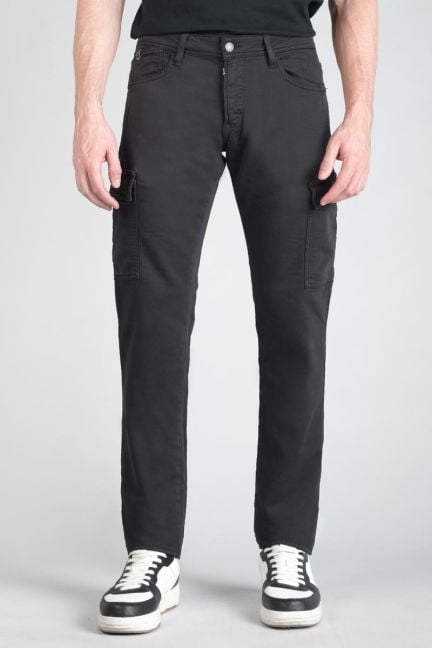 Mode Pantalons Pantalons chinos Cambio Pantalon chinos noir-gris clair style d\u00e9contract\u00e9 