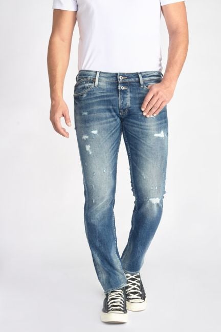 Itzan 700/11 adjusted jeans destroy bleu N°4