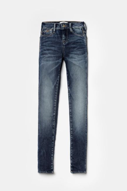 Ultra power taille haute skinny jeans bleu N°2