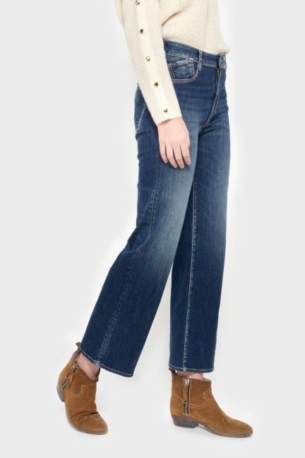 Pulp droit taille haute 7/8ème jeans bleu N°2
