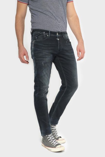 Santos 600/17 adjusted jeans destroy bleu-noir N°1