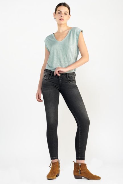 Kama pulp slim 7/8ème jeans noir N°1