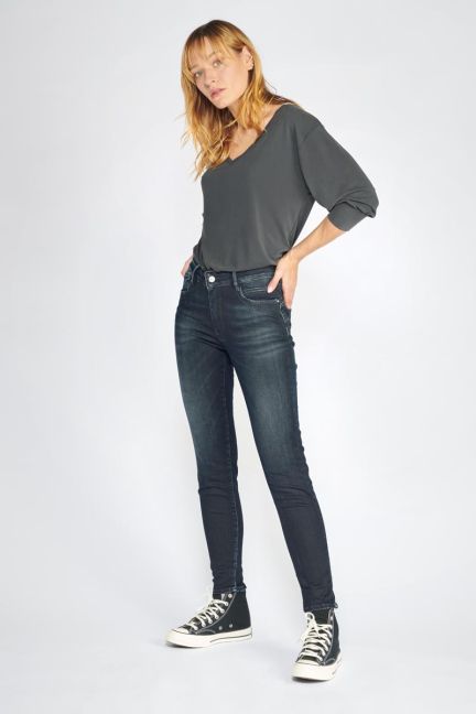 Tazi pulp slim taille haute 7/8ème jeans bleu-noir N°1