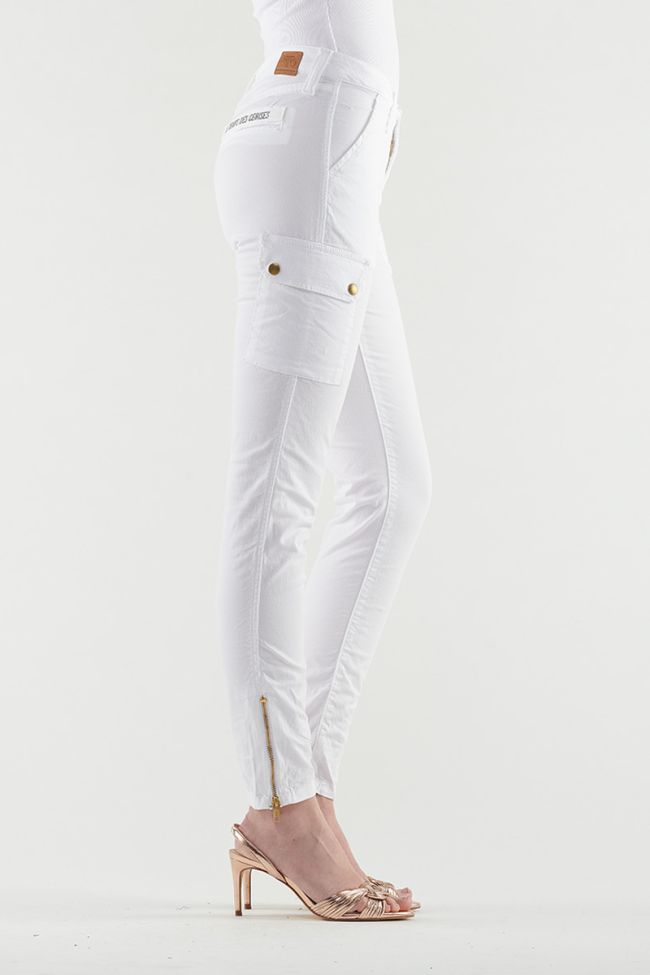 Pantalon Army blanc