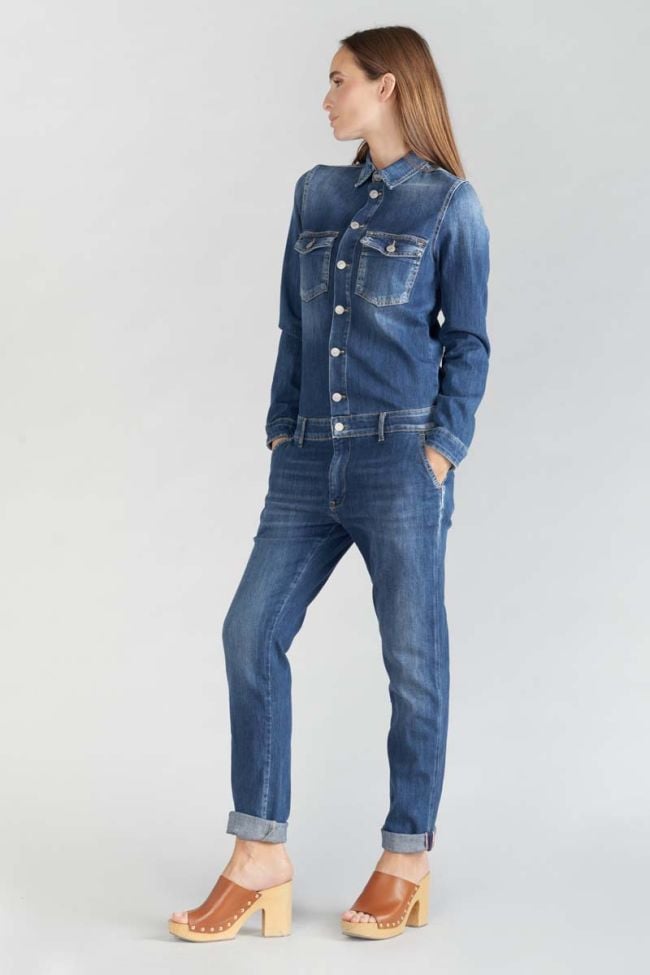 Combinaison en jeans Sena bleue