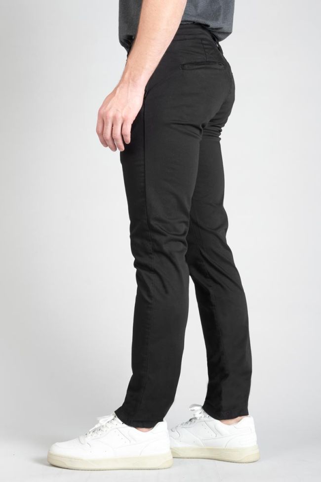 Pantalon chino slim Jas noir