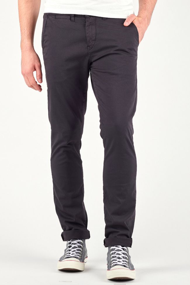 Jas Charcoal Grey Chino Trousers