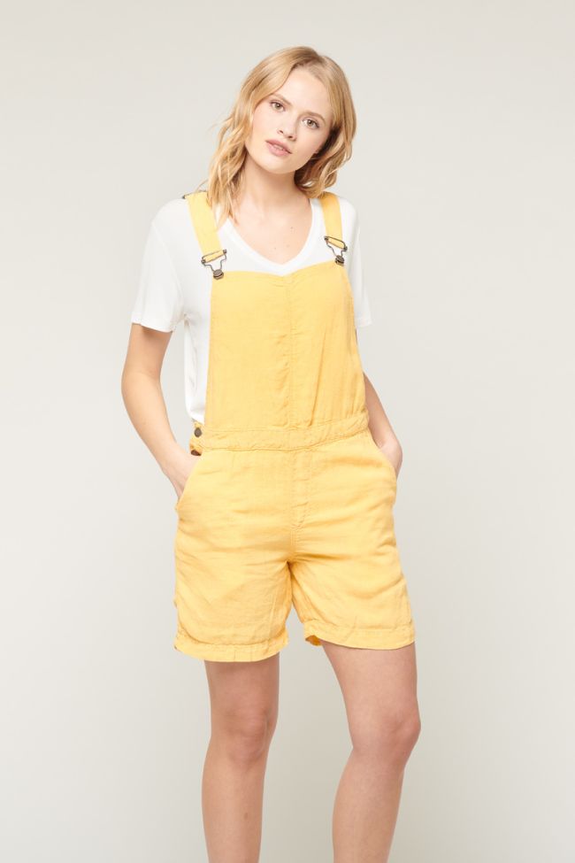 Stone dungarees