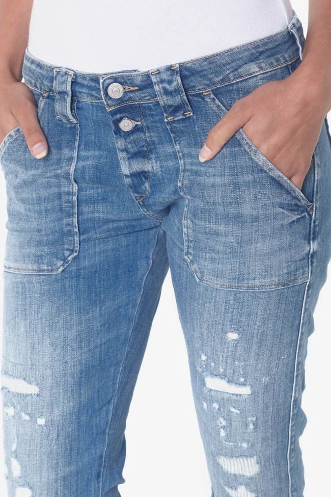 Cara 200/43 boyfit jeans destroy bleu N°4 