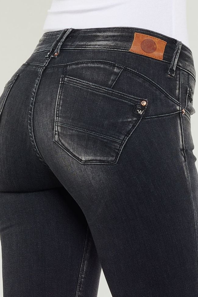 Iwa pulp slim jeans destroy noir N°1 