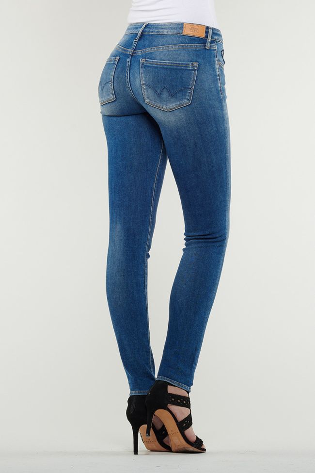 Jeans Power Skinny Bleu 