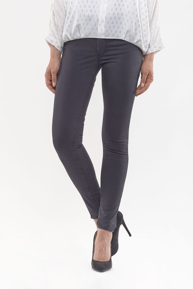 Jeans Pulp Slim Taille Haute Anthracite