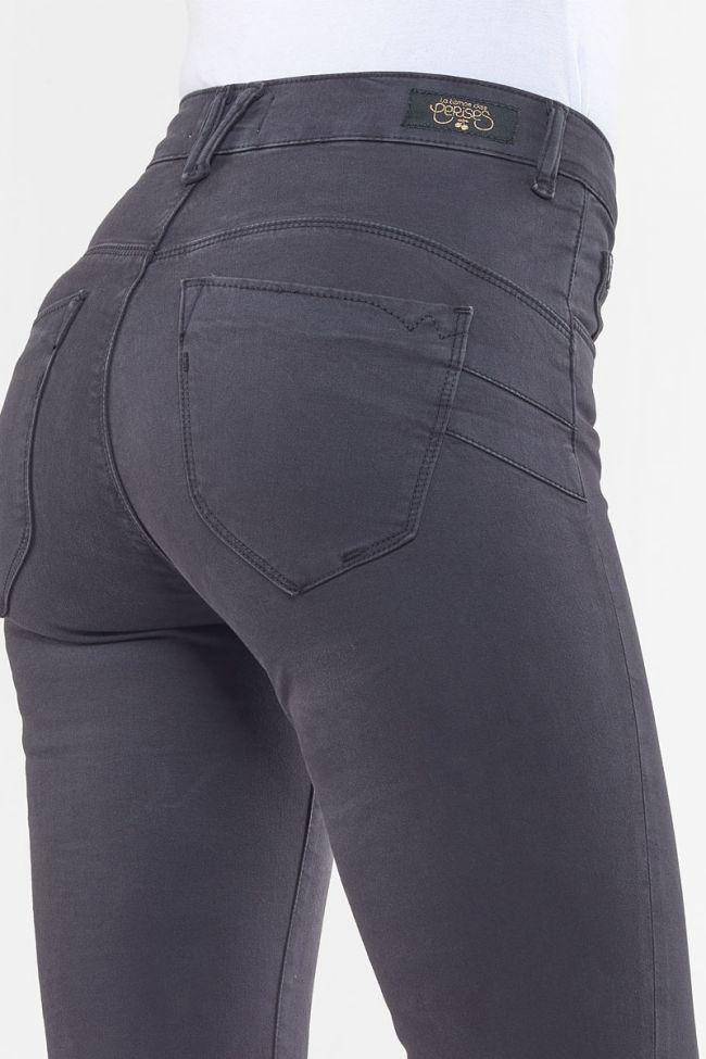 Jeans Pulp Slim Taille Haute Anthracite