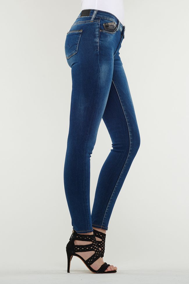 Jeans Ultra Power Skinny Bleu Délavé