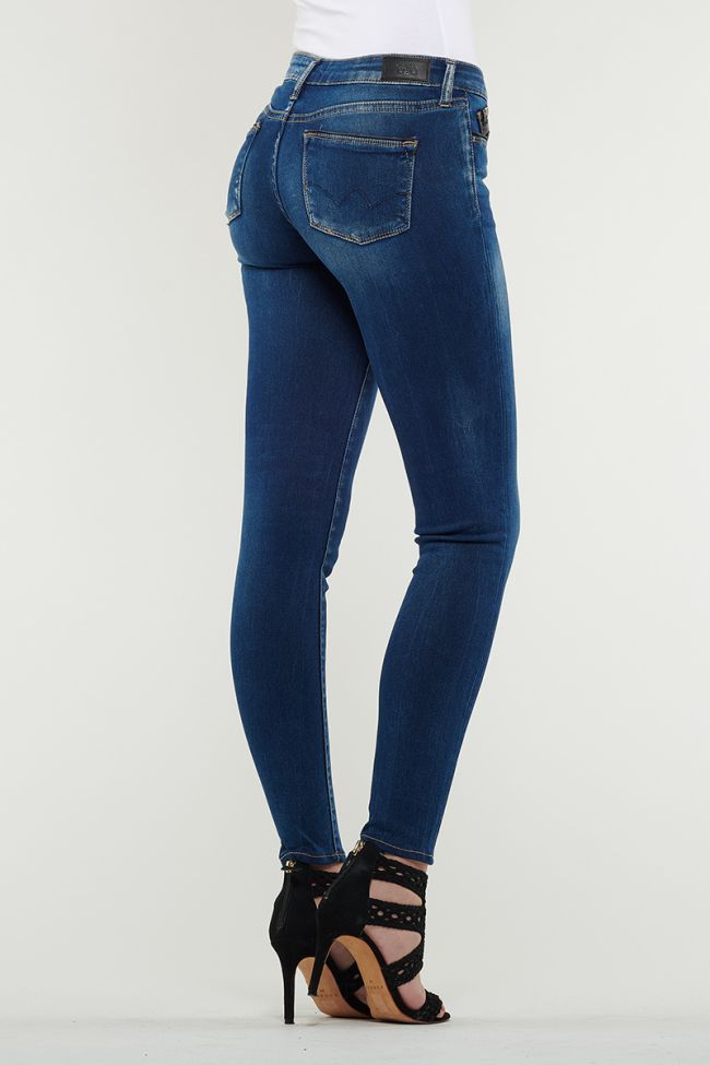 Jeans Ultra Power Skinny Bleu Délavé