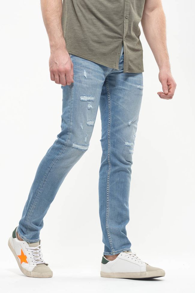 Basic 700/11 adjusted jeans L32 destroy bleu N°5