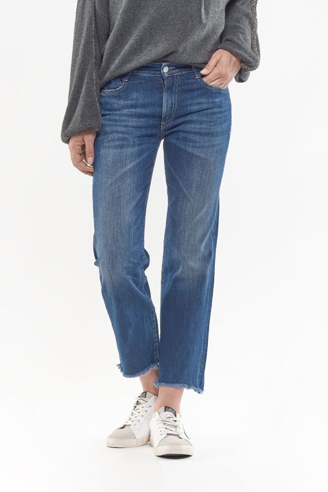 Precious regular taille haute court jeans bleu N°2 