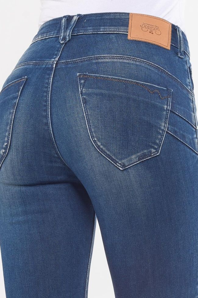 Jeans Pulp Slim Taille Haute 7/8eme Bleu