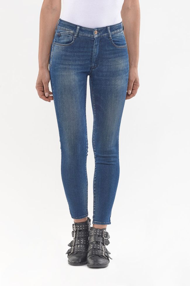 Jeans Pulp Slim Taille Haute 7/8eme Bleu