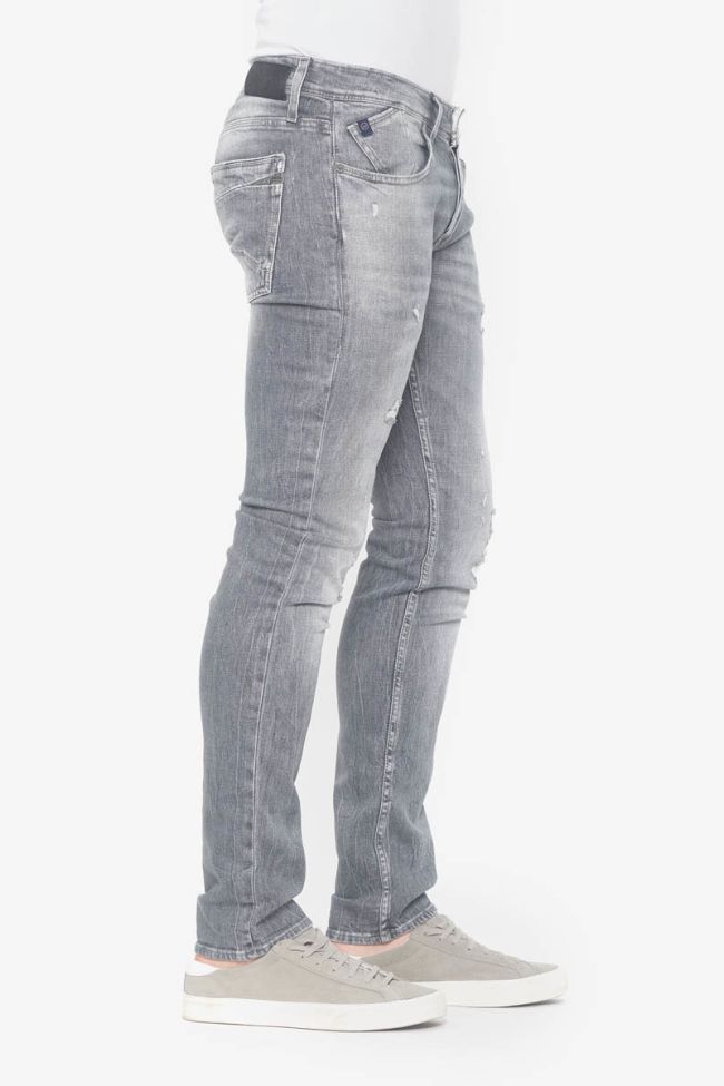 Basic 700/11 adjusted jeans destroy gris N°3