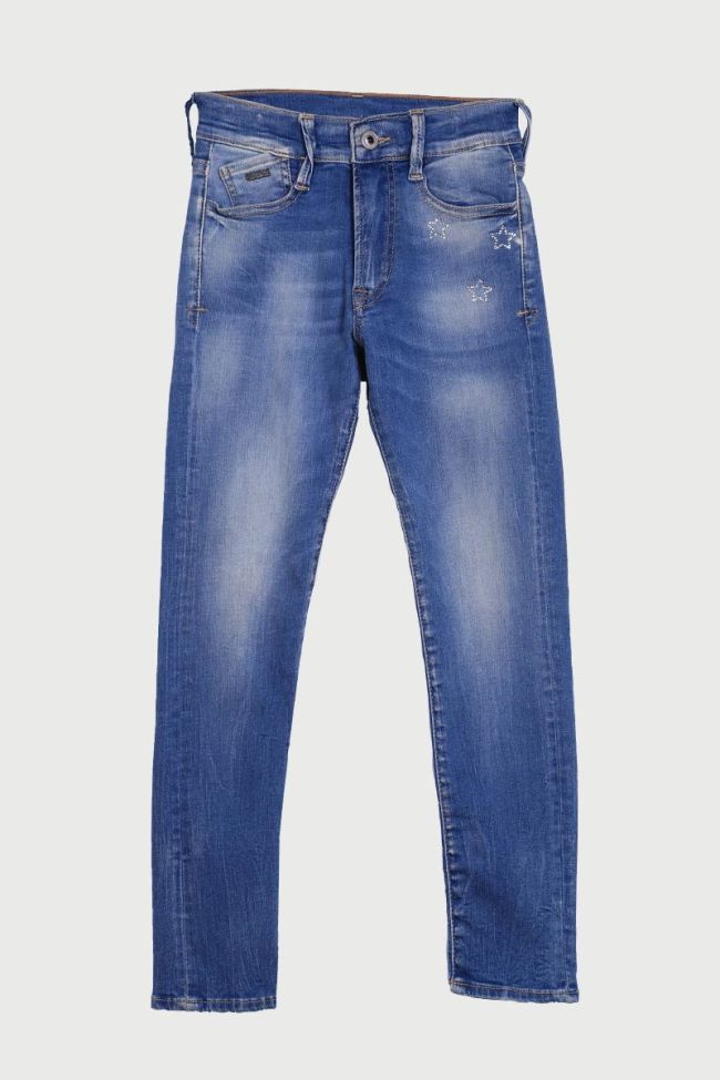 Jeans power Jaimi taille haute skinny 7/8ème bleu N°3