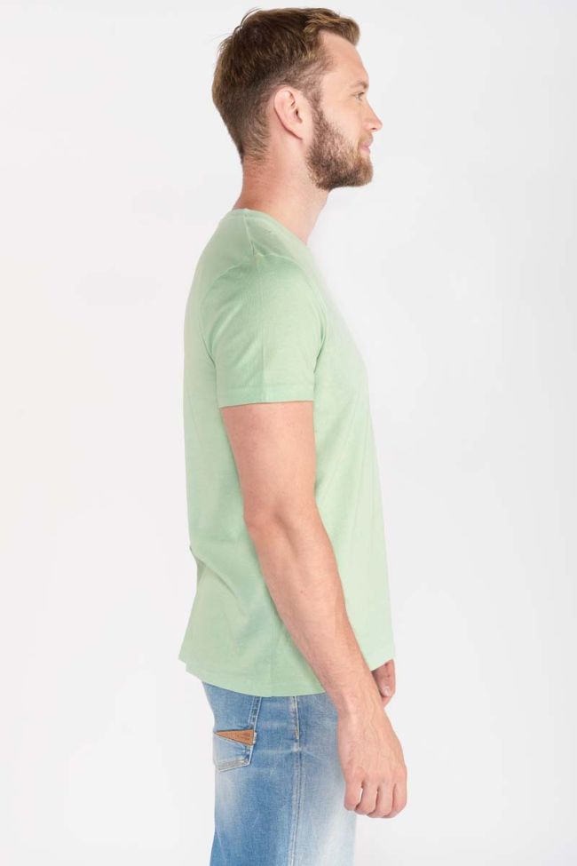 T-shirt Brown vert menthe