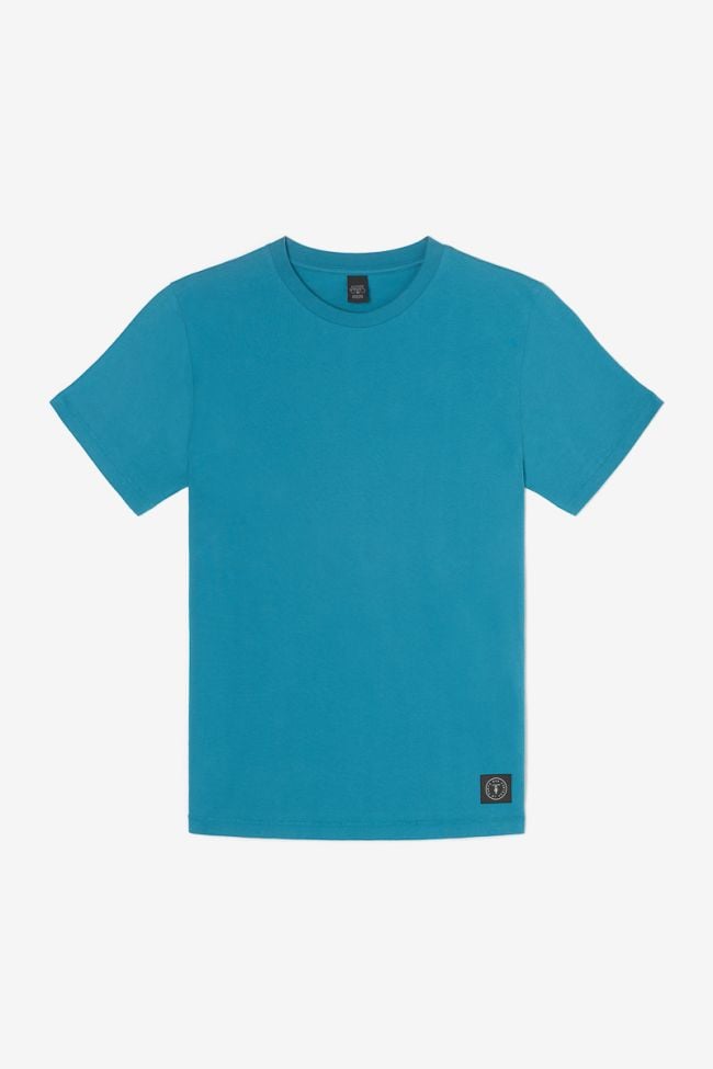 T-shirt Brown bleu