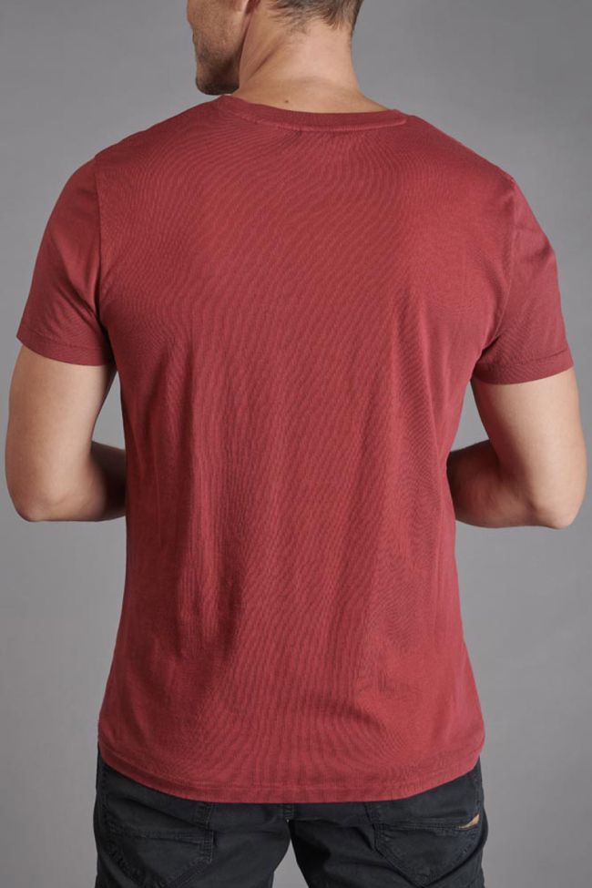 T-shirt Brown rouge