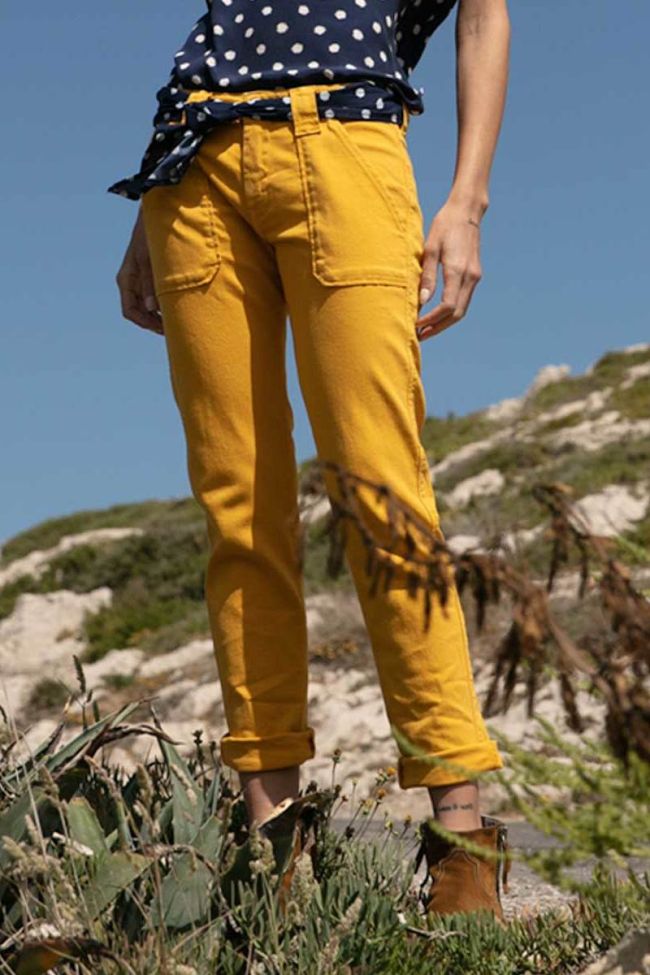 Jeans 200/43 boyfit Ezra jaune