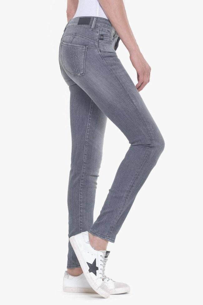 Aida pulp slim avec strass jeans gris N°3 