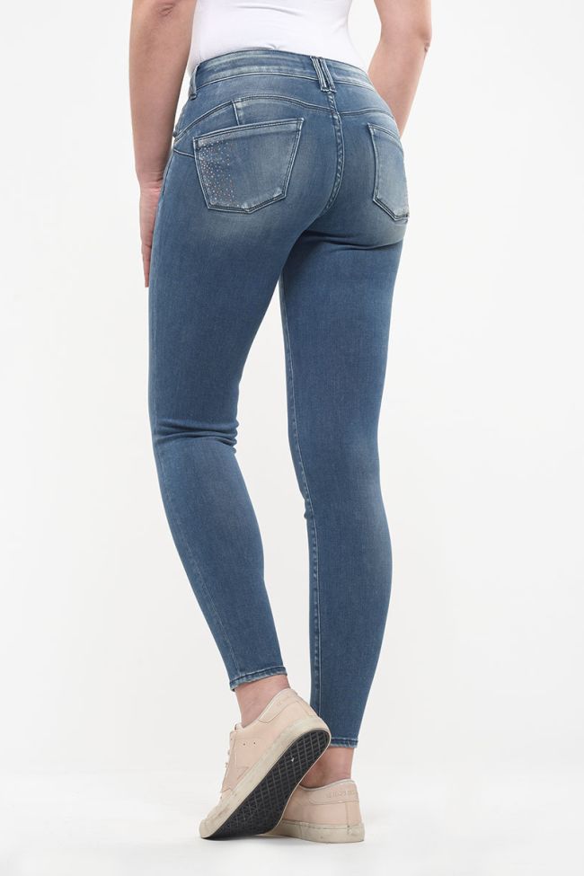 Jeans pulp slim Fla 7/8ème bleu-noir N°4