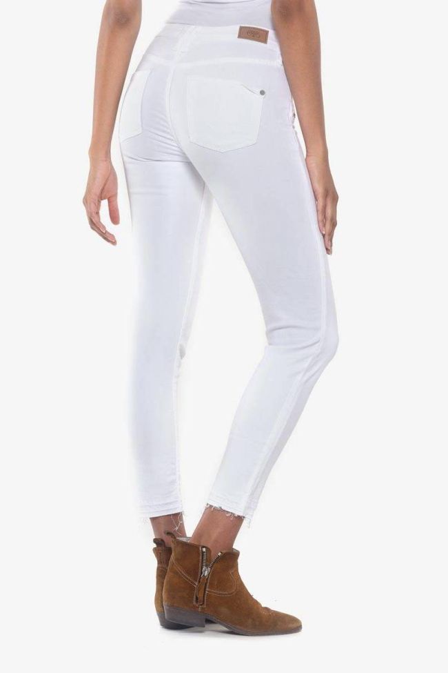 Kiev power skinny 7/8ème jeans blanc