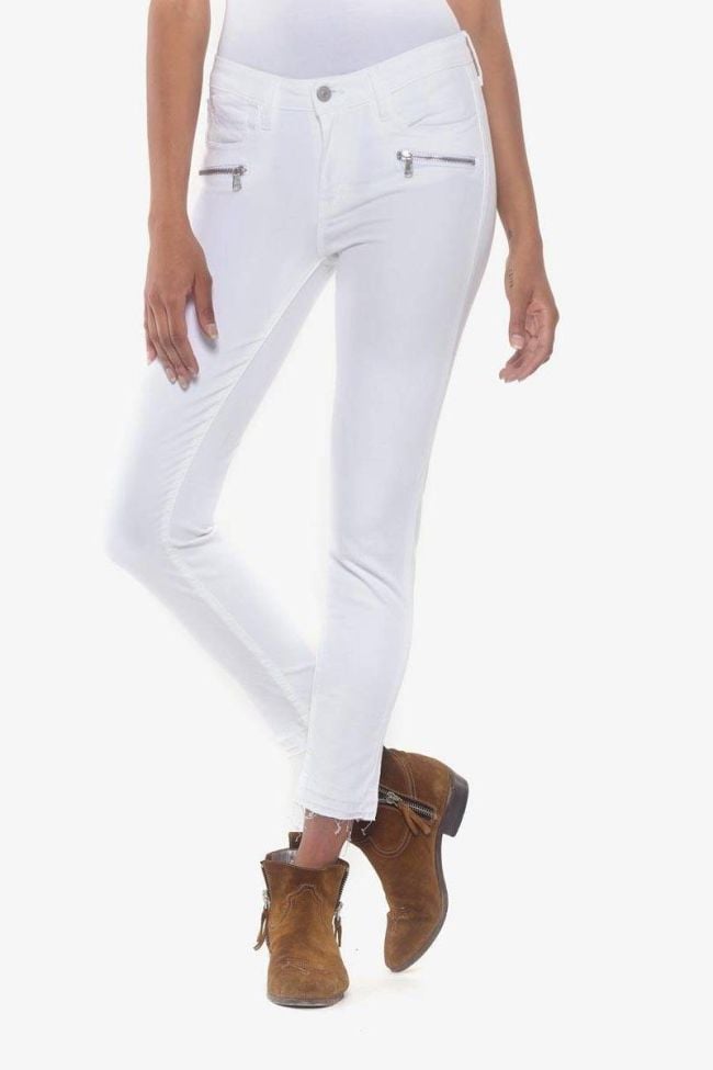 Kiev power skinny 7/8ème jeans blanc