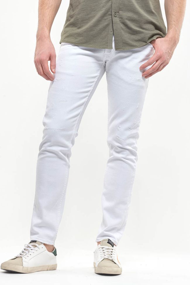 Jeans 700/11 slim Adam destroy blanc