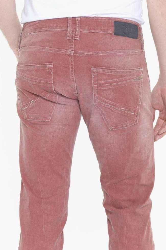 Jeans 700/11 slim stretch rouge délavé