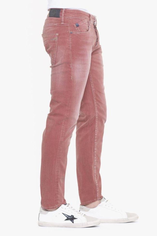 Jeans 700/11 slim stretch rouge délavé