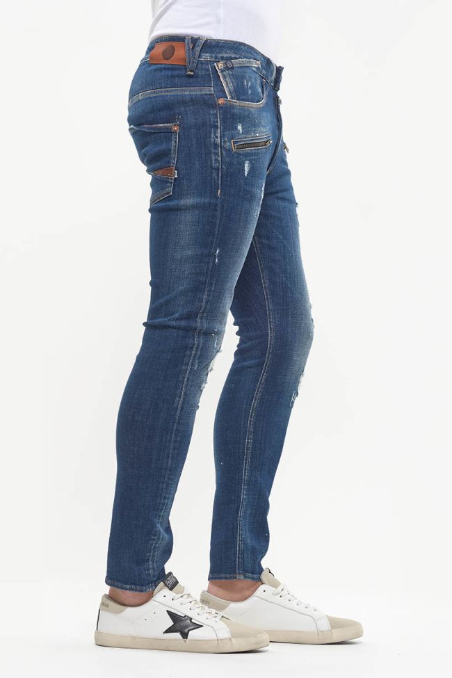 Jeans 900/15 tapered skinny Craft destroy bleu N°2