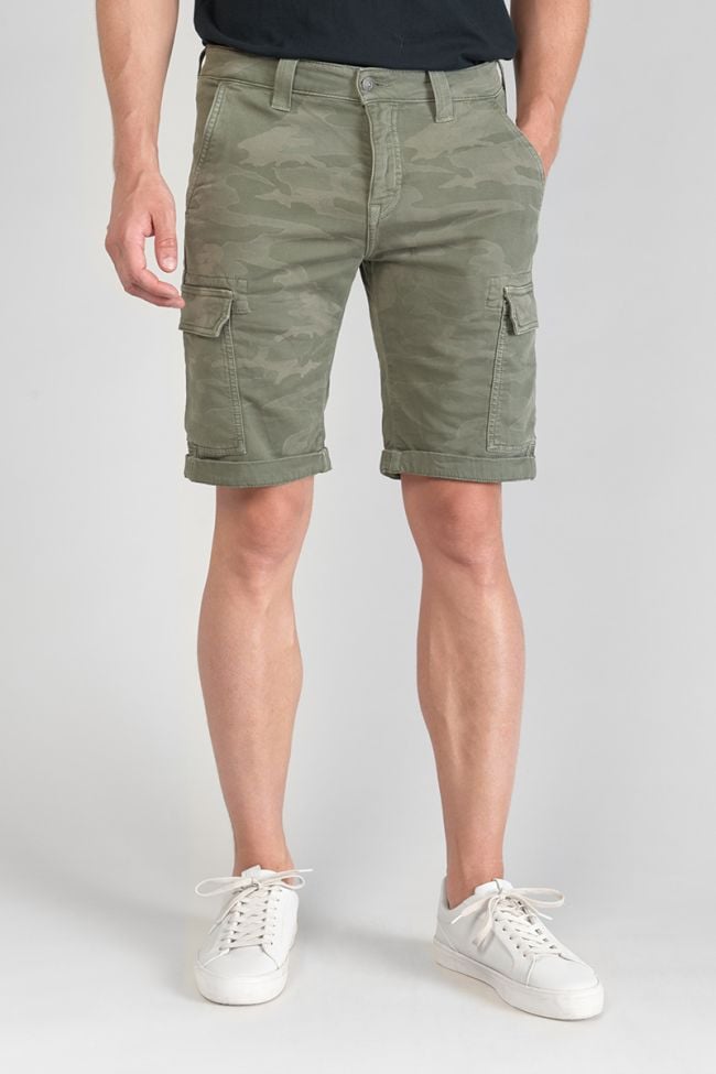 Khaki camo Jogg Damon bermuda shorts