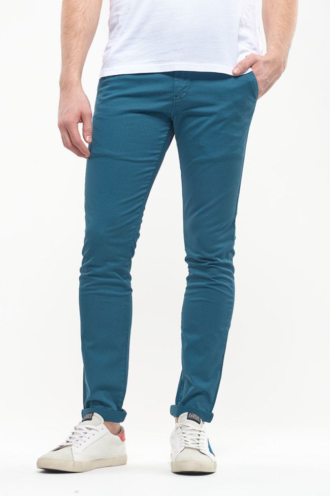 Pantalon Chino Slim Denzel bleu