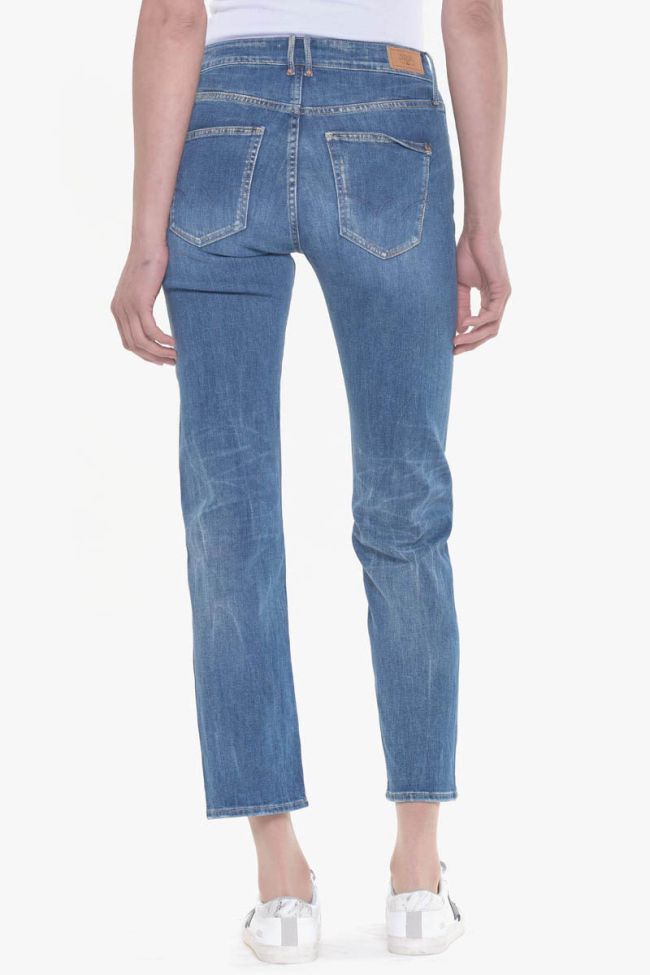 400/18 mom regular taille haute 7/8ème jeans bleu N°2
