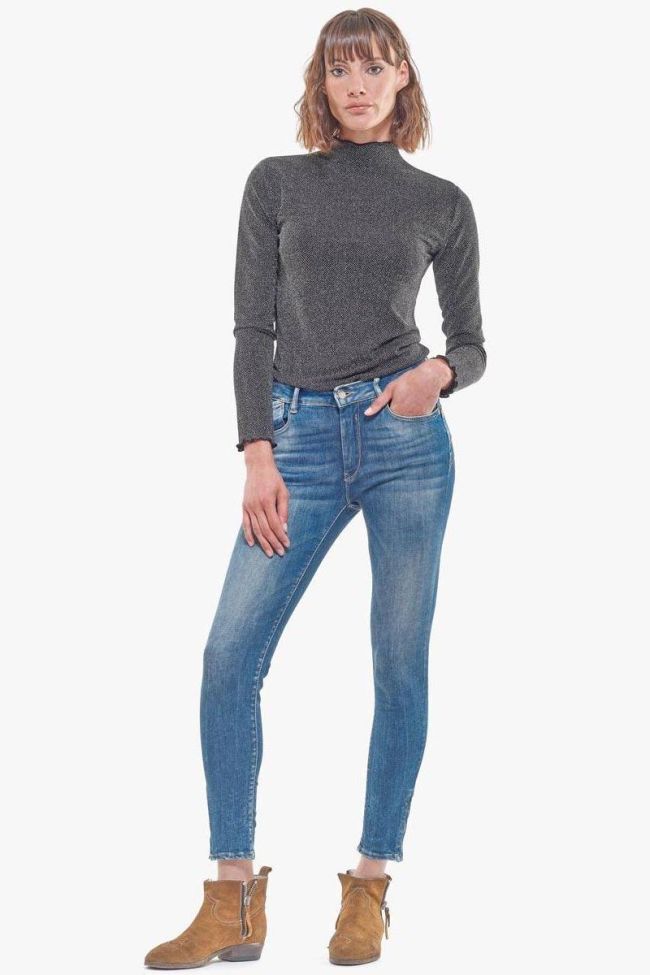 Jeans Pulp slim taille haute Vivi bleu N°3