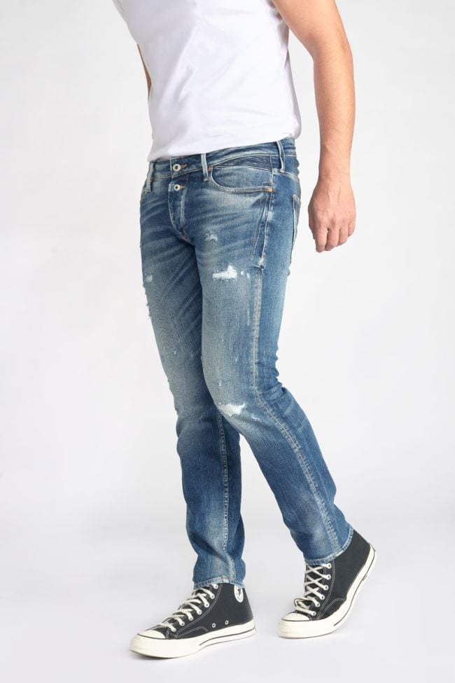 Itzan 700/11 adjusted jeans destroy bleu N°4