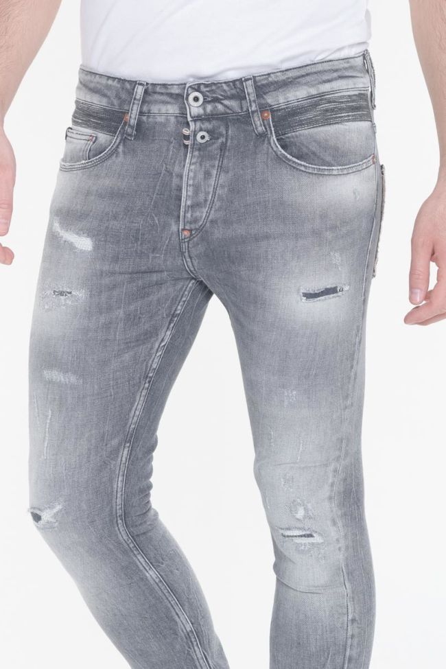 Munoz 900/15 tapered jeans destroy gris N°3