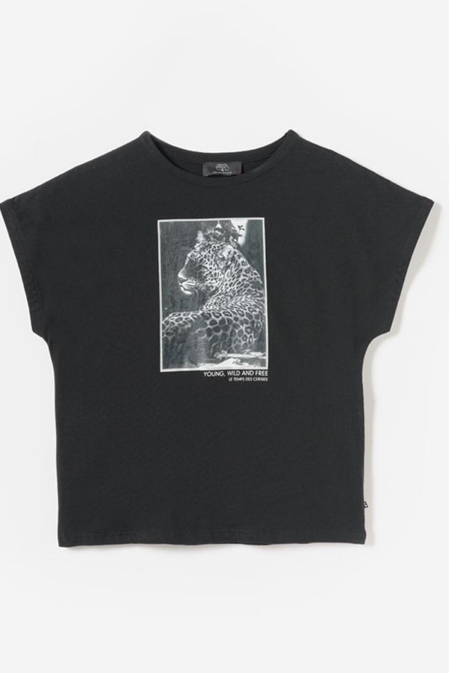 T-shirt imprimé Hellogi noir
