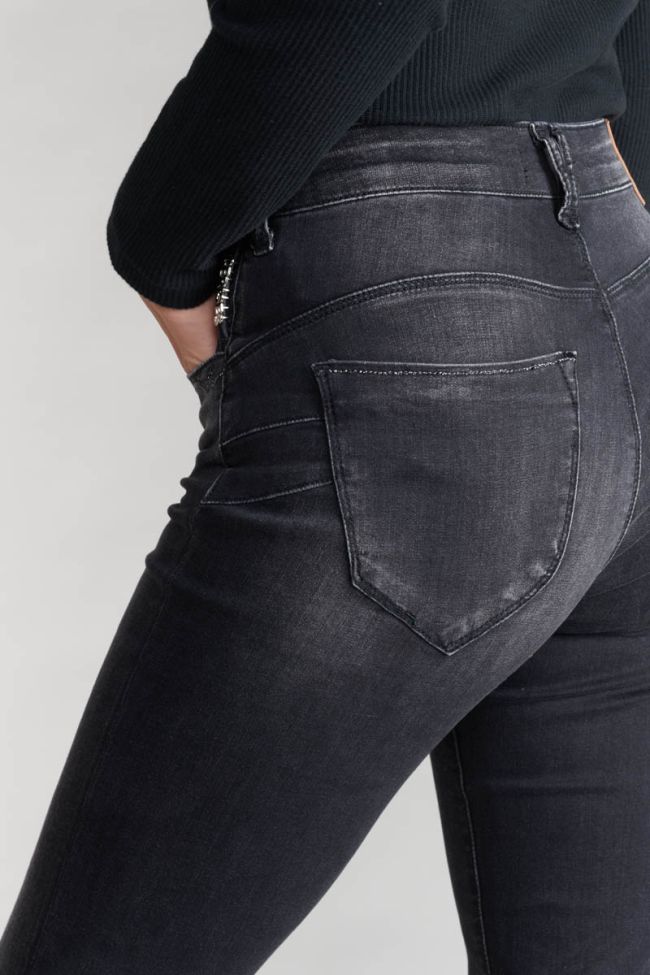Acya pulp slim taille haute 7/8ème jeans noir N°1 