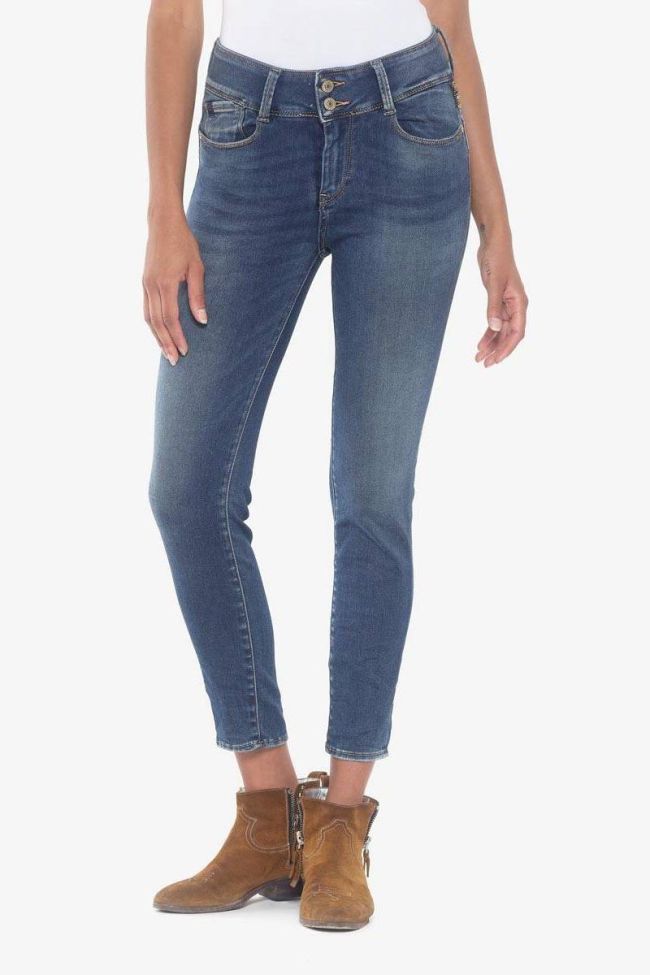Via ultra pulp slim taille haute 7/8 ème jeans bleu-noir N°4 