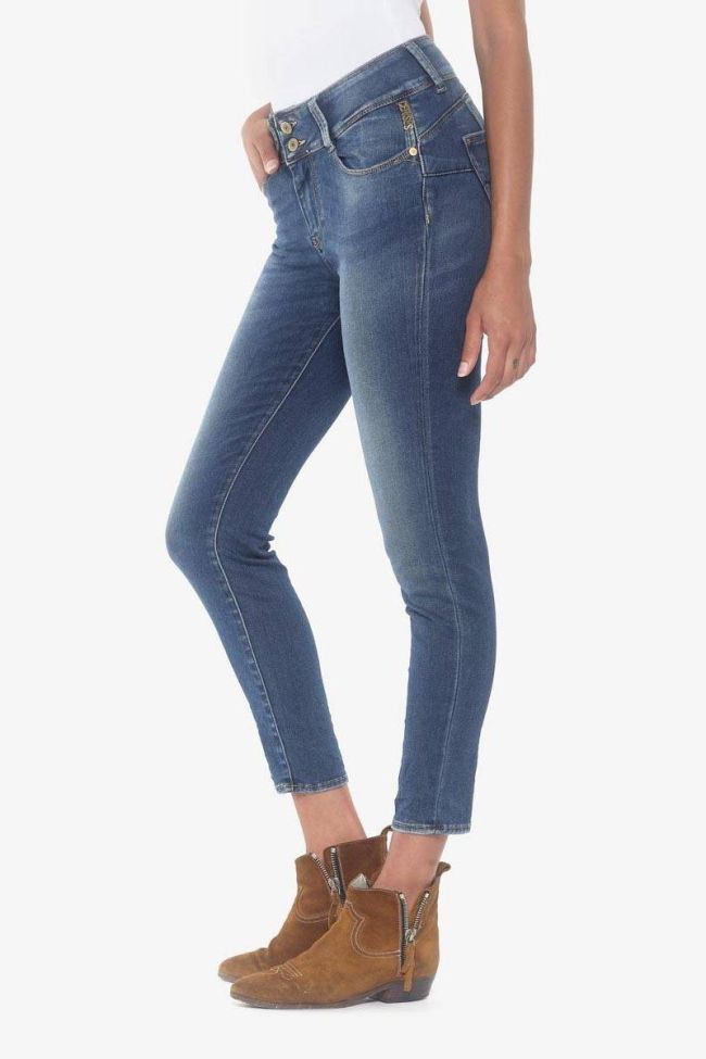 Via ultra pulp slim taille haute 7/8 ème jeans bleu-noir N°4 