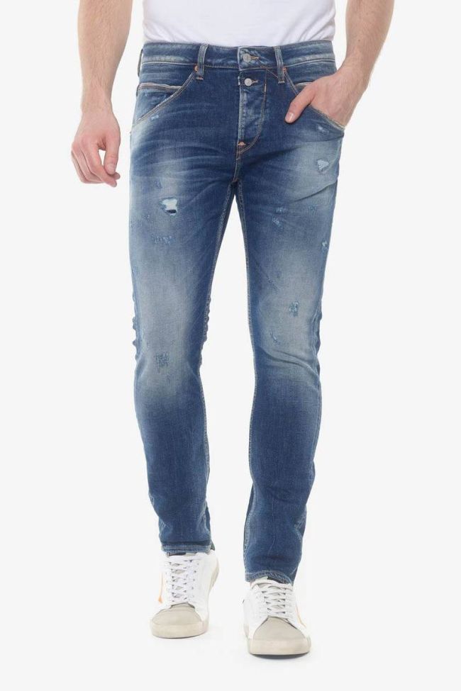 Taniel 900/16 tapered 7/8ème jeans destroy bleu N°3