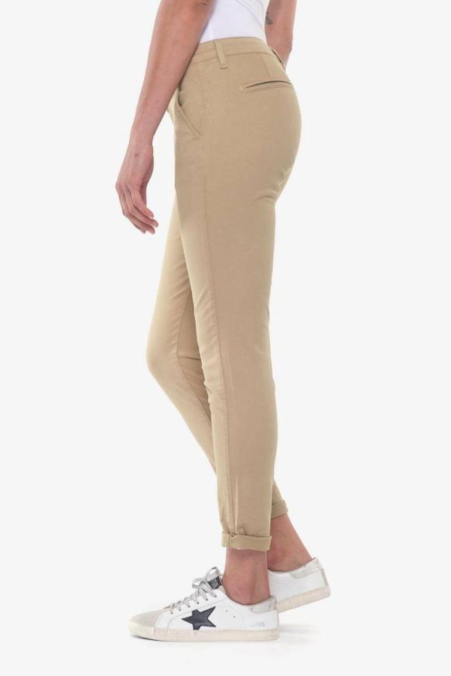 Beige Lidy8 Chino trousers